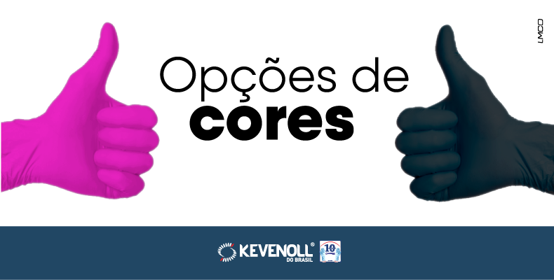 Variedade de Cores das Luvas Kevenoll